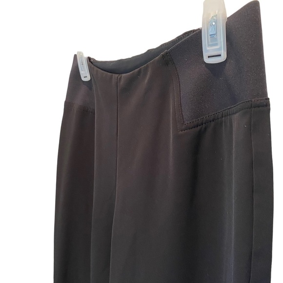 Kim Rogers women’s size 10 short pull-on pants Black comfort work office - Picture 3 of 5